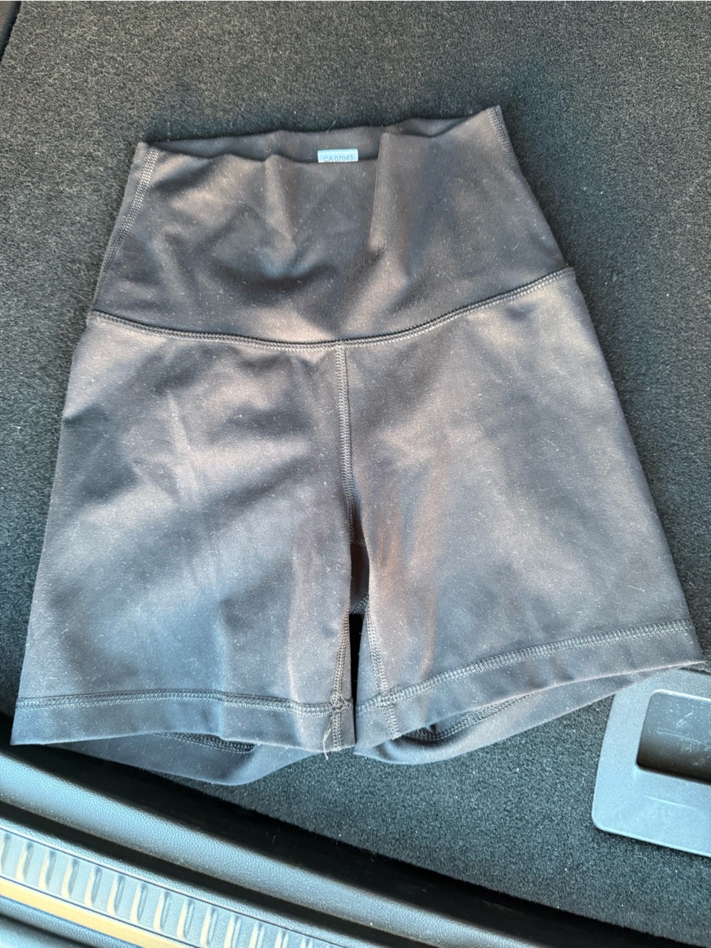 Yogalicious Black Girls' High-Waist Active Leggings Shorts